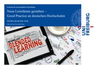 Webinar-Reihe: Neue Lernräume gestalten – Good Practice an deutschen Hochschulen